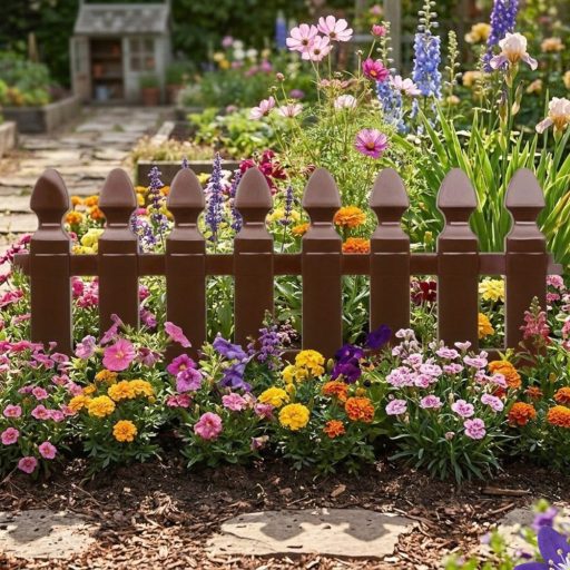 Műanyag kerítés 4db-os