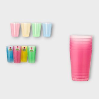 Műanyag pohár 6db-os 280ml