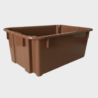   Húsos láda II. osztályú barna/ fekete (szüretelő láda)