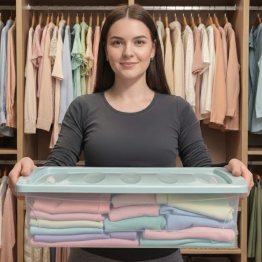 Tárolódoboz ,,ágy alatti gurulós,, 30L