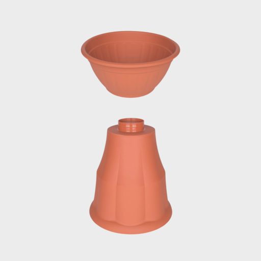 25cm virágkehely közepes tulipántalppal