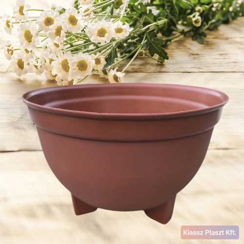 Kaspó / virágtál 3 lábú 36cm