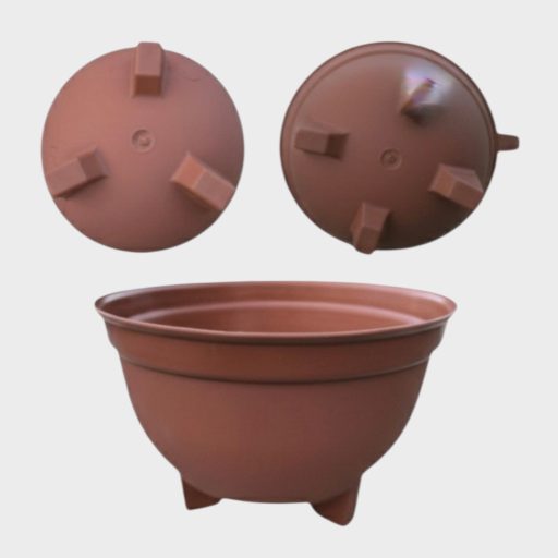 Kaspó / virágtál 3 lábú 16cm