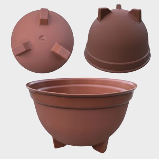 Kaspó / virágtál 3 lábú 36cm