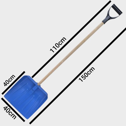 Hólapát fa nyéllel D markolattal ,,nagy méretű,,