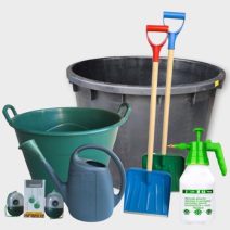 Kerti eszközök, kiegészítők, locsolókannák, permetezők, csapda